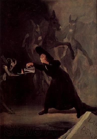 Francisco de Goya Die Lampe des Teufels